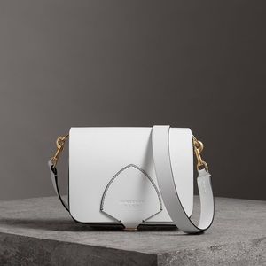 Burberry Large Square Satchel in Leather